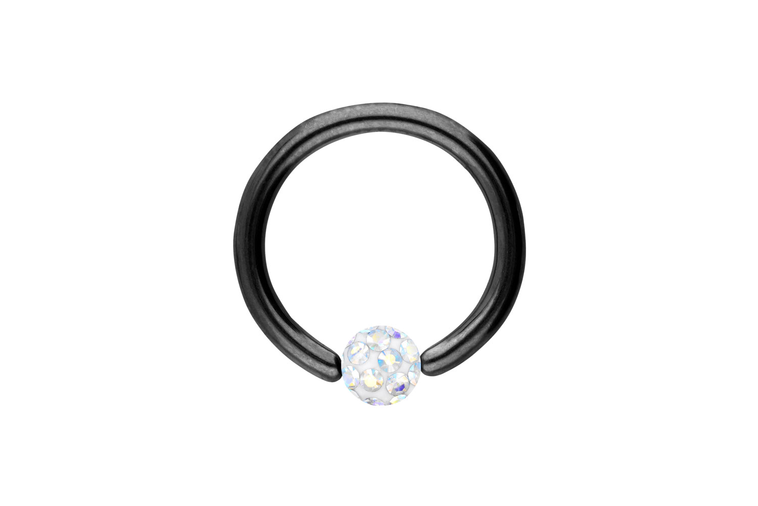 Chirurgenstahl Klemmkugelring Piercing EPOXY-KUGEL